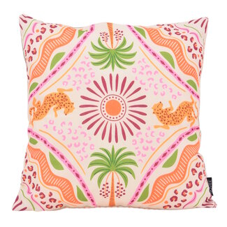NOVÉE Sunset Safari - Outdoor Kussenhoes | 45x45 cm | Katoen/Polyester