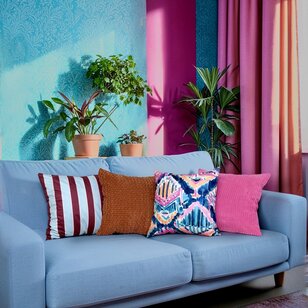 Sierkussen Corduroy Roze | 45 x 45 cm | Polyester