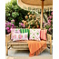 Sunset Stripe Orange  - Outdoor Kussenhoes | 45x45 cm | Katoen/Polyester