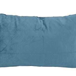 Velvet Cross Petrol Kussenhoes | 30x50 cm | Velvet/Polyester