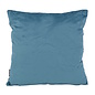 Velvet Cross Petrol Kissenbezug | 45x45 cm | Samt/Polyester