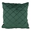 Velvet Cross Intens Groen Kussenhoes | 45x45 cm | Velvet/Polyester