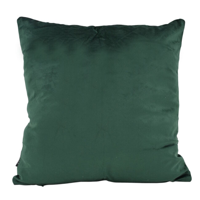 Velvet Cross Intens Groen Kussenhoes | 45x45 cm | Velvet/Polyester