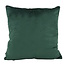 Velvet Cross Intens Grün Kissenbezug | 45x45 cm | Samt/Polyester