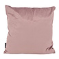 Velvet Cross Oudroze Kussenhoes | 45x45 cm | Velvet/Polyester