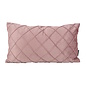 Velvet Cross Oudroze Kussenhoes | 30x50 cm | Velvet/Polyester