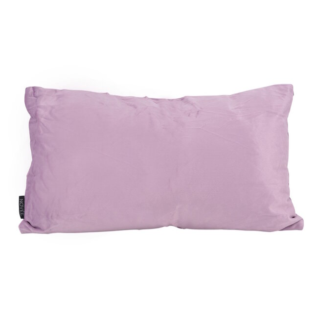 Velvet Cross Lila Kussenhoes | 30x50 cm | Velvet/Polyester