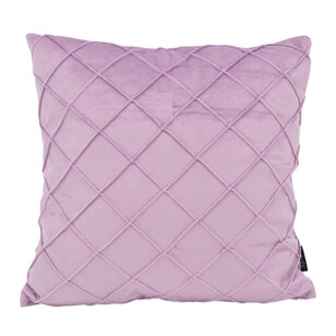 Velvet Cross Lila Kissenbezug | 45x45 cm | Samt/Polyester