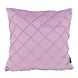 Velvet Cross Lila Kussenhoes | 45x45 cm | Velvet/Polyester