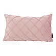Velvet Cross Lichtroze Kussenhoes | 30x50 cm | Velvet/Polyester