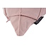 Velvet Cross Rosa Kissenbezug | 45x45 cm | Samt/Polyester