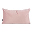 Velvet Cross Lichtroze Kussenhoes | 30x50 cm | Velvet/Polyester