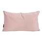 Velvet Cross Lichtroze Kussenhoes | 30x50 cm | Velvet/Polyester