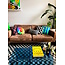 Checker Zwart/Bruin Kussenhoes | 45x45 cm | Katoen/Polyester