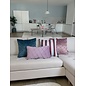Velvet Cross Lila Kussenhoes | 30x50 cm | Velvet/Polyester