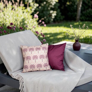 Summer Palm - Outdoor Kussenhoes | 45x45 cm | Katoen/Polyester