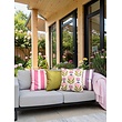 Sierkussen Nila Pistache - Outdoor | 45x45 cm | Katoen/Polyester