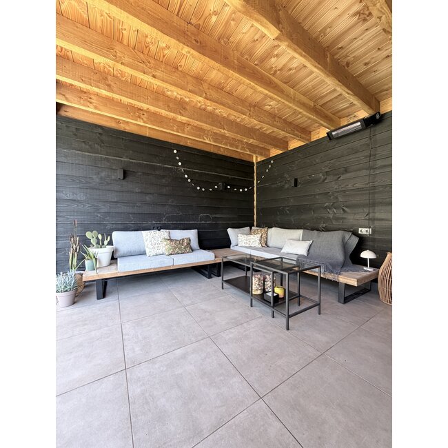 Mae Bloom Groen - Outdoor Kussenhoes | 30x50 cm | Katoen