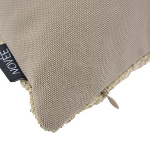 Malibu Sunset Taupe - Outdoor Kissenbezug | 30x50 cm | Bouclé/PP - Copy