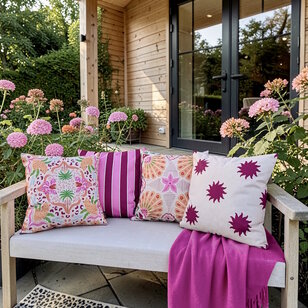 Sierkussen Sun Dots Print - Outdoor | 45x45 cm | Katoen/Polyester