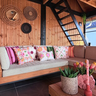 Sierkussen Color Suns - Outdoor | 30x50 cm | Katoen/Polyester
