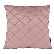 Sierkussen Velvet Cross Oudroze | 45x45 cm | Velvet/Polyester