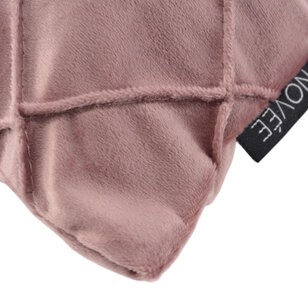 Sierkussen Velvet Cross Oudroze | 30x50 cm | Velvet/Polyester