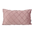 Sierkussen Velvet Cross Oudroze | 30x50 cm | Velvet/Polyester
