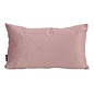 Sierkussen Velvet Cross Oudroze | 30x50 cm | Velvet/Polyester