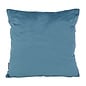 Sierkussen Velvet Cross Petrol | 45x45 cm | Velvet/Polyester