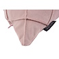 Sierkussen Velvet Cross Lichtroze | 30x50 cm | Velvet/Polyester