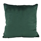 Sierkussen Velvet Cross Intens Groen | 45x45 cm | Velvet/Polyester
