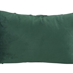 Sierkussen Velvet Cross Intens Groen | 30x50 cm | Velvet/Polyester