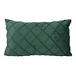 Sierkussen Velvet Cross Intens Groen | 30x50 cm | Velvet/Polyester