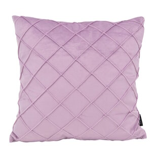 Sierkussen Velvet Cross Lila | 45x45 cm | Velvet/Polyester