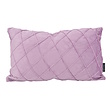 Sierkussen Velvet Cross Lila | 30x50 cm | Velvet/Polyester