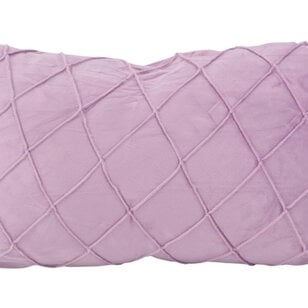 Sierkussen Velvet Cross Lila | 30x50 cm | Velvet/Polyester