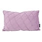 Sierkussen Velvet Cross Lila | 30x50 cm | Velvet/Polyester