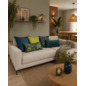 Sierkussen Velvet Cross Intens Groen | 30x50 cm | Velvet/Polyester