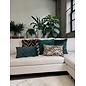 Sierkussen Velvet Cross Intens Groen | 45x45 cm | Velvet/Polyester