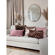 Sierkussen Velvet Cross Lichtroze | 45x45 cm | Velvet/Polyester