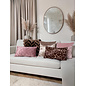 Sierkussen Velvet Cross Oudroze | 30x50 cm | Velvet/Polyester