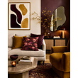 Ginkgo Burgundy Kussenhoes | 45x45 cm | Katoen/Polyester