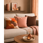 Peach Skin Zalm Roze Kussenhoes | 45x45 cm | Polyester
