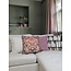 Heritage Bloom Roze Kussenhoes | 45x45 cm | Katoen/Linnen