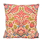 Heritage Bloom Rosa Kissenbezug | 45x45 cm | Baumwolle/Leinen