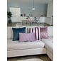 Sierkussen Velvet Cross Lila | 30x50 cm | Velvet/Polyester