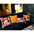 Flo Gold Velvet Geel Kussenhoes | 45x45 cm | Polyester