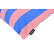 Streep Blauw/Roze Kussenhoes | 45 x 45 cm | Katoen/Polyester