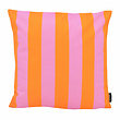 Streep Oranje/Roze Kussenhoes | 45x45 cm | Katoen/Polyester